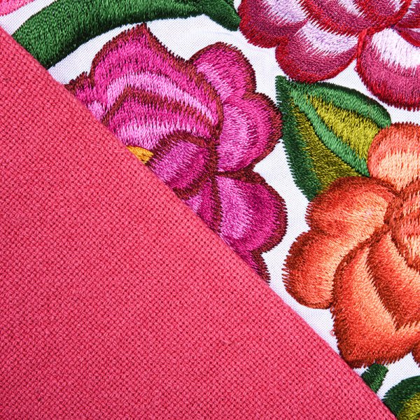 Poncho niña bordado floral